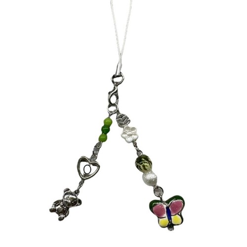 Lovely Bear Figure Keyring Phone Strap Chain Suitable For Women s Accessories - Zdjęcie 11 z 19