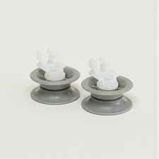 Choice Parts 2 PACK of 611666 for Bosch Dishwasher Upper Rack Roller with Axle