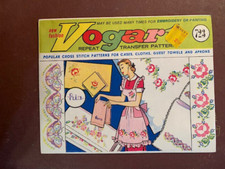 Lot of 9 Vintage VOGART Transfer Patterns New Old Stock - plus free bonus 