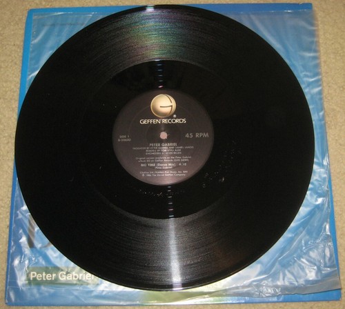 Peter Gabriel - Big Time Geffen 12" single - Picture 3 of 4