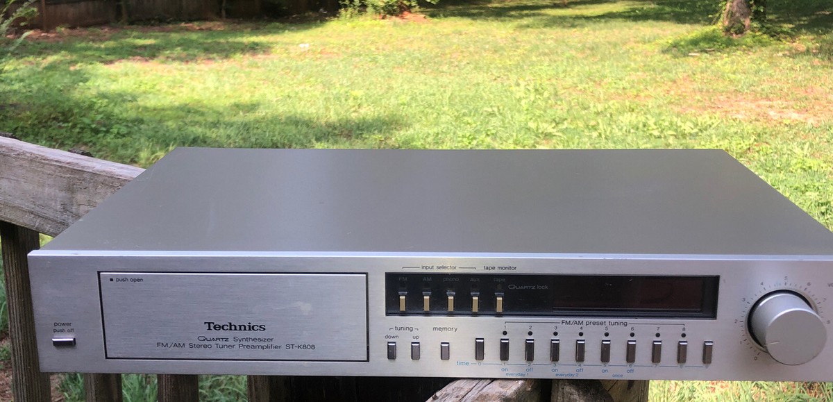 Technics Stereo FM/AM Reciever Pre-Amplifier ST- K808 Works