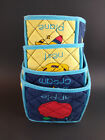 Alphabet Baby Nesting Soft Boxes Abcs Fabric Educational Teaching Toy 4 Pc