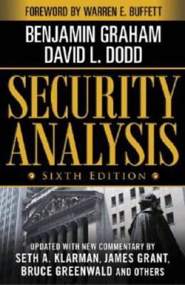 Security Analysis: Sixth Edition, Foreword by Warren Buffett (Securi - VERY GOOD