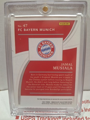 2021 Panini Immaculate Jamal Musiala Gold /10 #47 - Picture 2 of 2