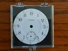 (12) Clear Hinged Pocket Watch DIAL Display Container Holder 2" x 2" x1/4" Boxes
