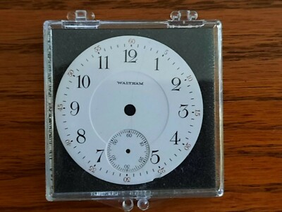 (12) Clear Hinged Pocket Watch DIAL Display Container Holder 2'' x 2'' x1/4'' Boxes