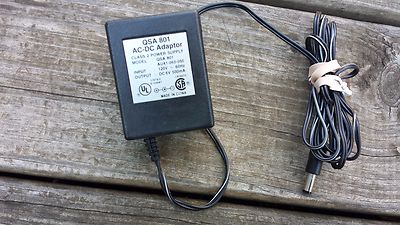 QSA 801  AC-DC Adapter Class 2 Power Supply AU41-060-050 6VDC 500mA
