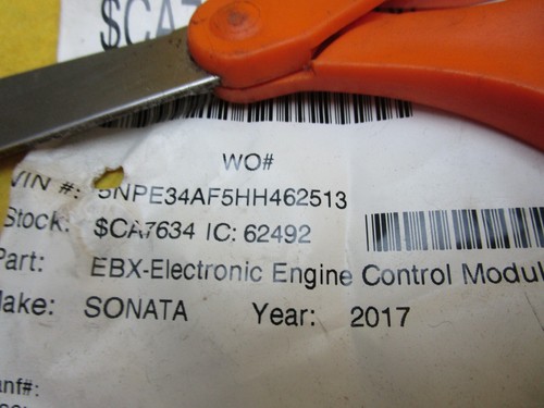 Módulo de control informático del motor Hyundai Sonata 17 2017 ECM ECU PCM 39111-2GGK3 - Imagen 5 de 6