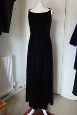 Watters and Watters velvet evening gown size 8 very dark purple.
