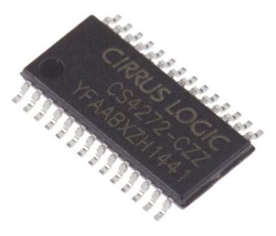 1 x CS4272-CZZ, Audio Codec IC, 2-Kanal, 28-Pin TSSOP