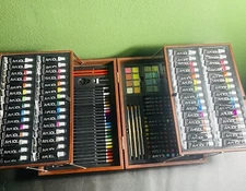 Student Artist Set ART 101 Multi-Media 170pc Paints Oil Colors & More HUGE SET