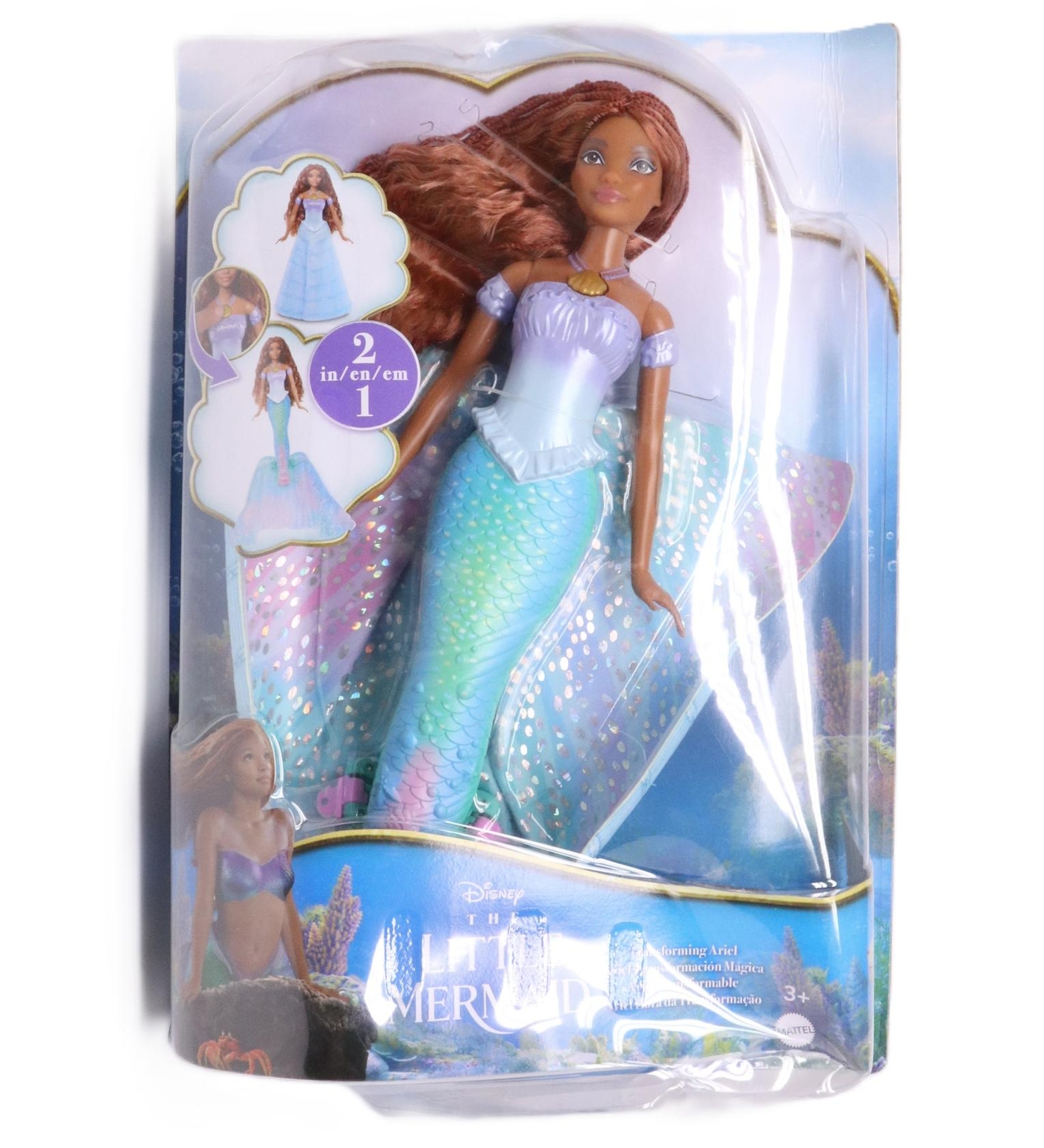 Disney The Little Mermaid Transforming Ariel Fashion Doll from Live Action Movie