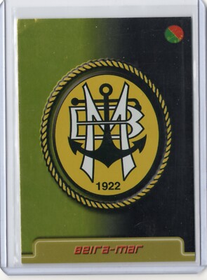 Beira Mar Emblem Badge Squad Photo 2004-05 Panini Mega Craques Portugal Card #2