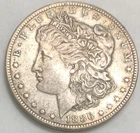 1886-O Morgan Silver Dollar AU Details