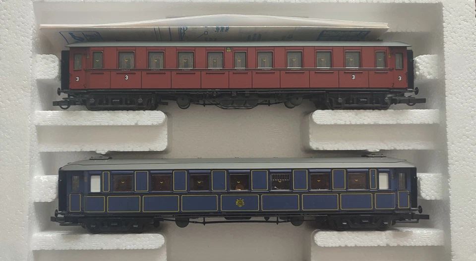 NEUF****** HO ROCO 44006 - COFFRET 5 VOITURES CHEMIN DE FER DU WURTEMBERG - Photo 4/4