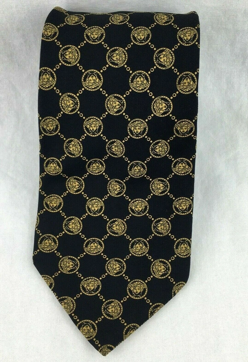 Black and gold versace tie Clearance