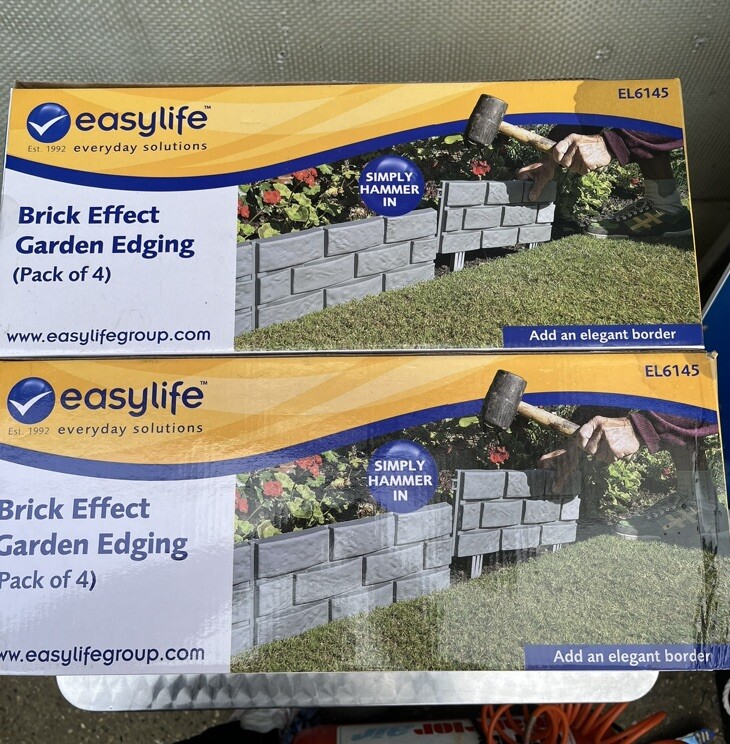 easylife brick effect garden edging eBay