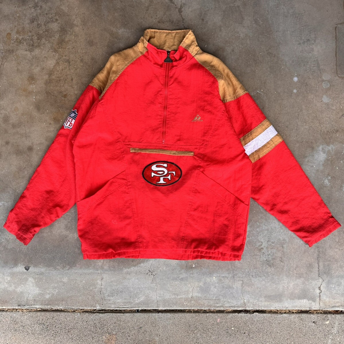 90's adidas 49ers ナイロンジャケット 90s vintage Adidas 49ers nylon jacket