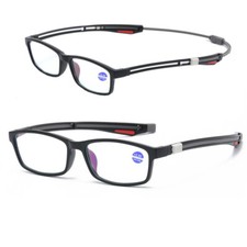 Magnet Reading Glasses Neck Extension Folding Portable Light Readers Women Men