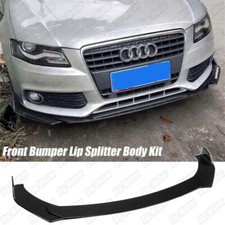 SPOILER ANTERIORE SOTTO PARAURTI PER  AUDI A3 S3 A4 S4 A5 S5 RS5 A7 A8 NERO