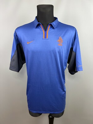00s NIKE ナイキ オランダ代表 ユニフォーム アウェイ 2000 2000/01 Netherlands Away Jersey #6 SEEDORF 2XL Nike Holland