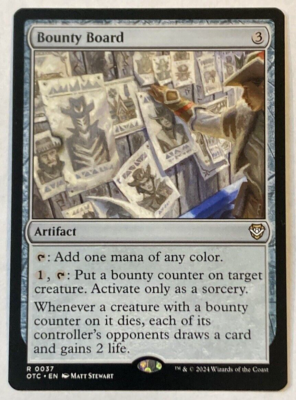 MTG Bounty Board Commander Outlaws of Thunder Junction 37 NM | eBay
