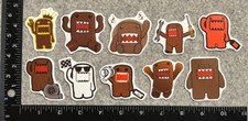 Lot Of 10 Assorted Domo Anime Cartoon Stickers Lot Of 10 Assorted Domo Anime Cartoon Stickers