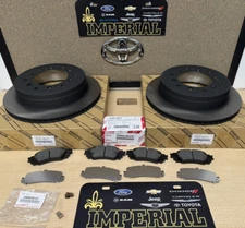 2010-2023 TOYOTA 4RUNNER GENUINE OEM REAR BRAKE ROTORS OEM PAD KIT & SHIMS