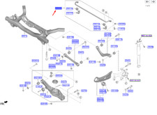HYUNDAI KONA Electric MK1 Rear Anti Roll Bar 55510CM000 NEW GENUINE