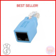 StarTech.com Cisco Console Rollover Adapter for RJ45 Ethernet Cable Network Blue