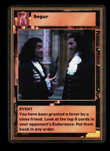 Segur Highlander: The Card Game Trading Card  CCG - Picture 1 of 2