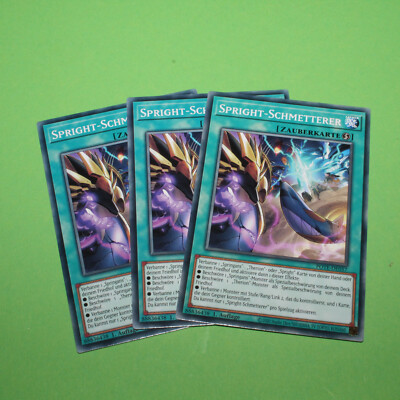 YuGiOh Playset POTE-DE057 Spright-Schmetterer Common 3x