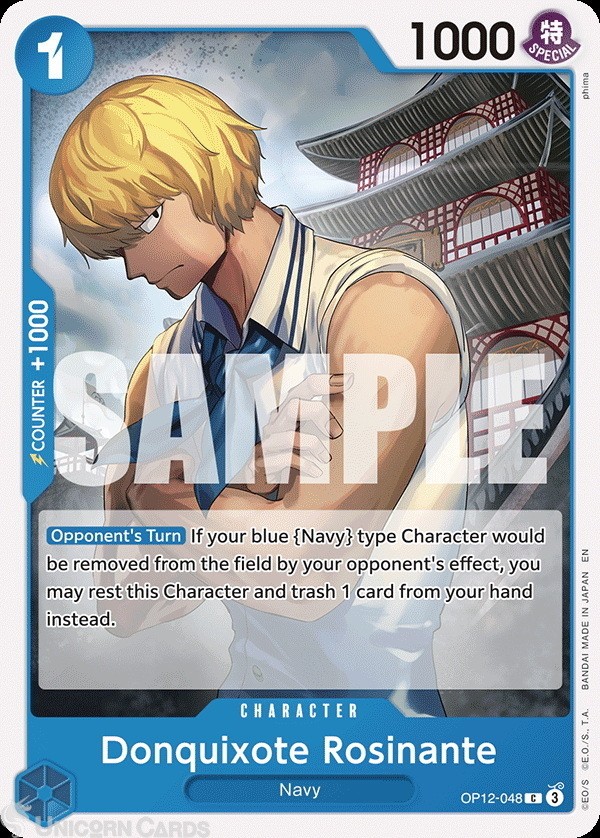 OP12-048 Donquixote Rosinante : Common English One Piece TCG Card : OP12: Legacy
