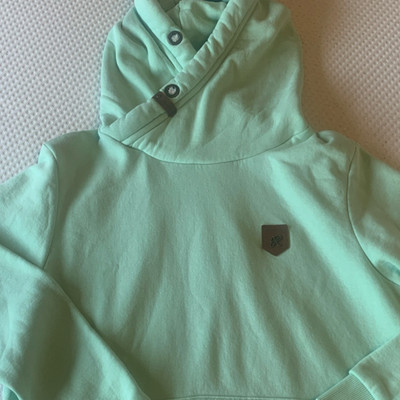 Republix Kapuzenpullover Damen XL Mintgrün Baumwolle Logo  