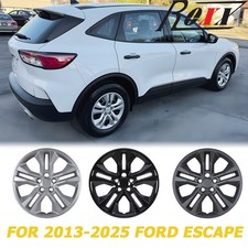 4pack Wheel Skins For 2013-2025 Ford Escape 17 Hub Caps Rim Full Covers Bolt-on