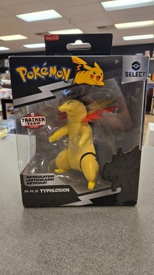 POKEMON SELECT TYPHLOSION TRAINER TEAM SERIES ARTICULATED ACTION FIGURE NIB