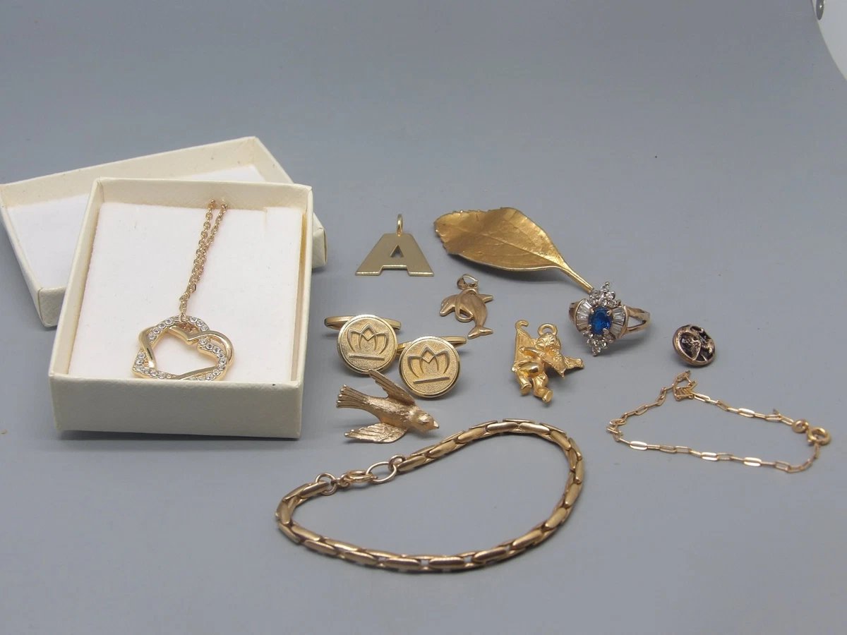 Lot de bijoux fantaisies colliers et bague - 84585563-46