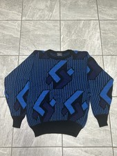 Vintage 1980s New Era Abstract Knit Sweater Made in USA