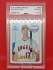 2018 Topps Heritage Shohei Ohtani Rookie Rc Psa 10 # 600