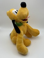 Disney Pluto Plush Stuffed Animal Toy Yellow 8  