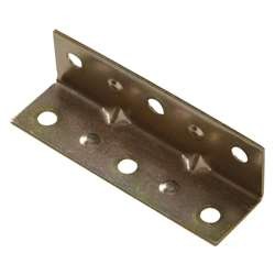 Hillman Inside Corner Brace Zinc and Yellow Dichromate (2-1/2" x 3/4) 853075