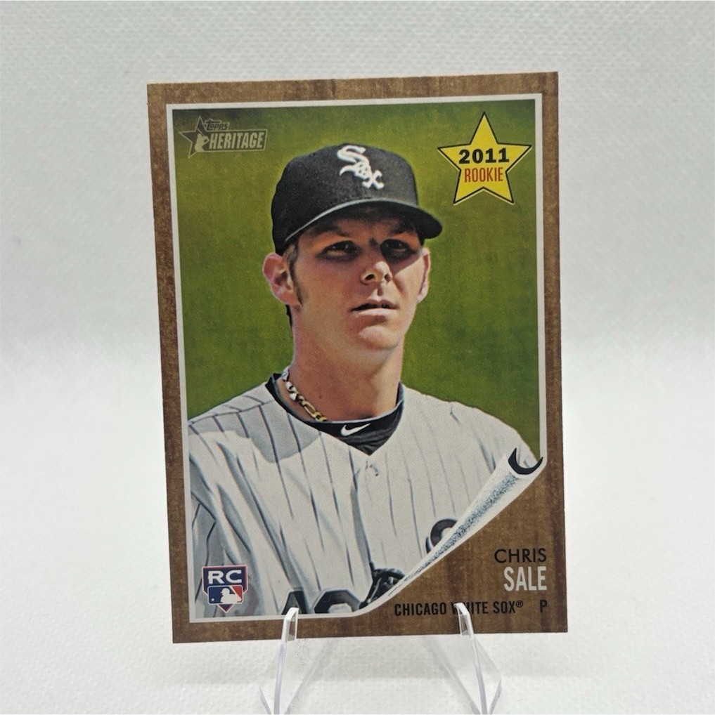 2011 Topps Heritage Rookie #214 Chris Sale Chicago White Sox
