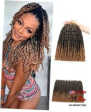 Pre-looped Passion Twist Crochet Hair 14 Inch 8 14 Inch Pack of 8 T27