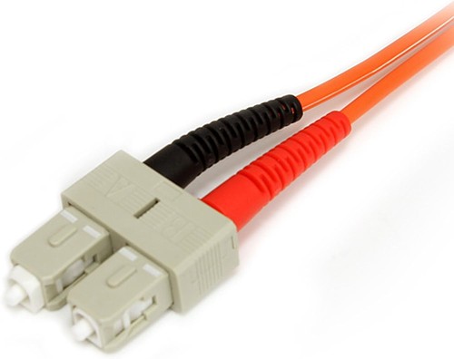 StarTech.com 1m Fiber Optic Cable - Multimode Duplex 62.5/125 - LSZH - LC/SC - O - Photo 3/3