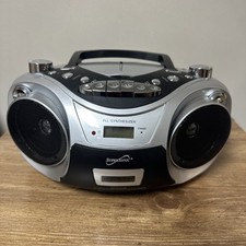 Supersonic Portable MP3/CD/Cassette Player Grey READ DESCRIPTION