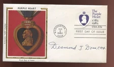 Desmond Doss Medic WW2 MOH Recipient Signed Cover  & More DC4056