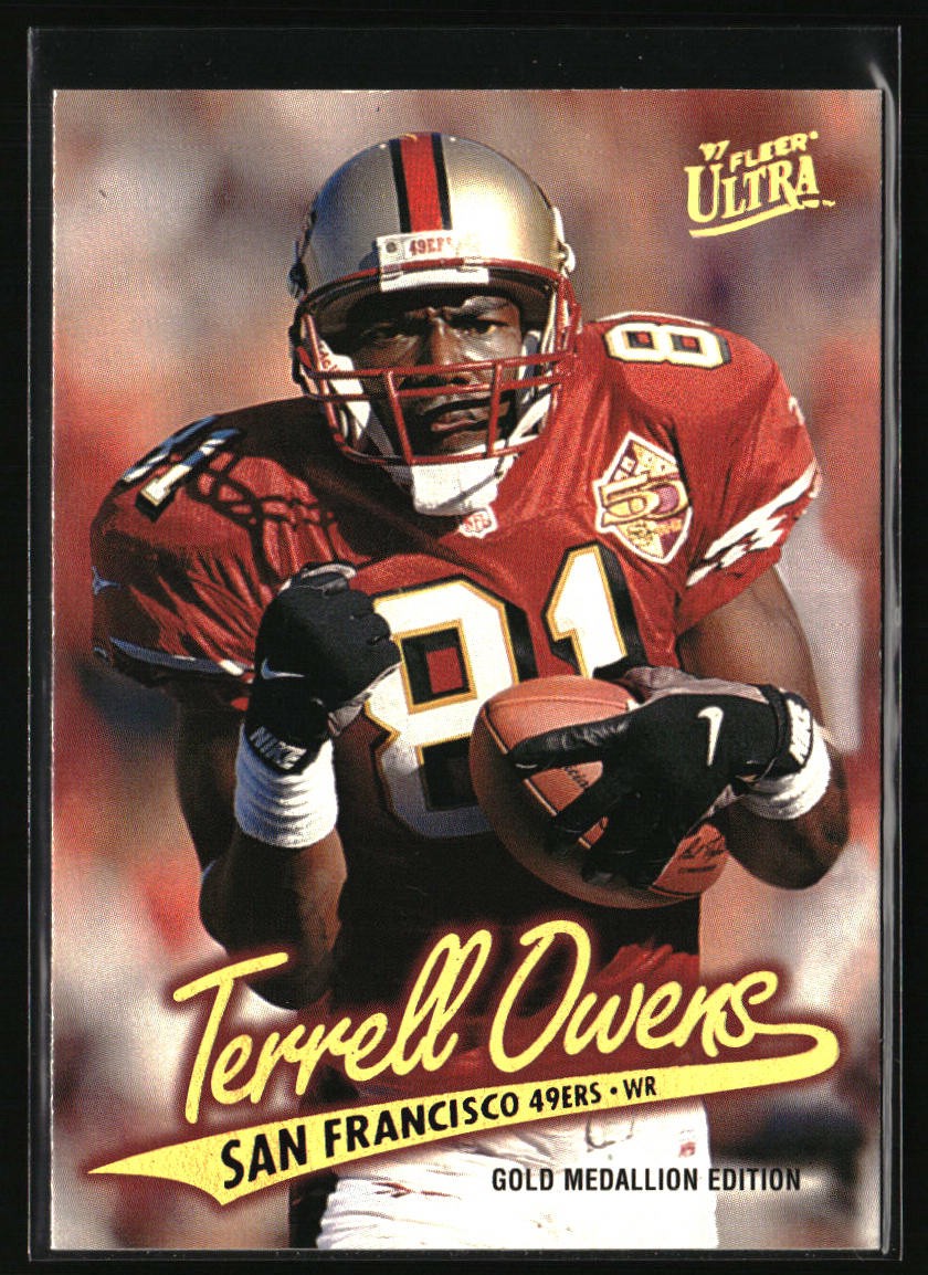 1997 Ultra #G56 Terrell Owens Gold Medallion