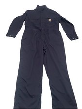 Men  s Carhartt FR Coveralls Mens 46 Black Flame-Resistant YKK Zipper
