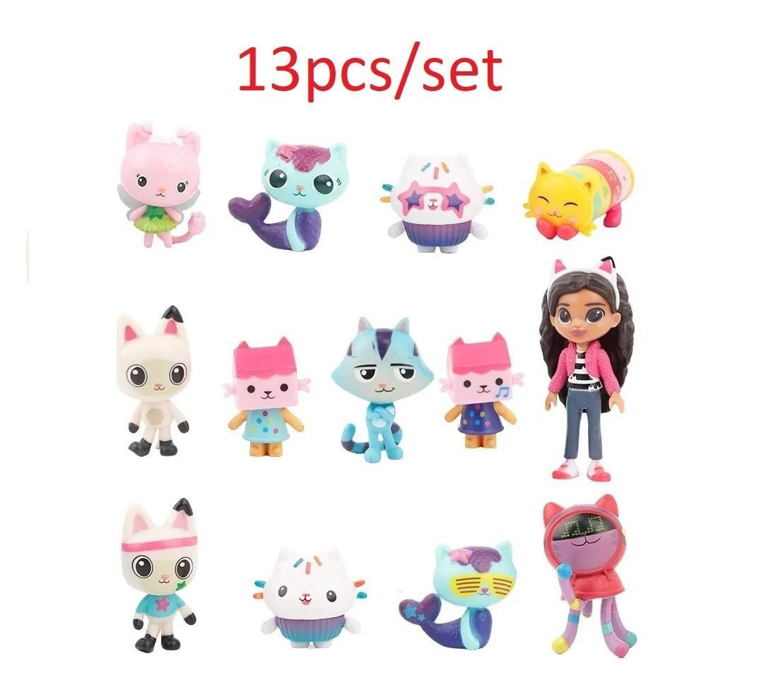 13pcs/set Gabby's Dollhouse Action Figure Cute Doll Collection