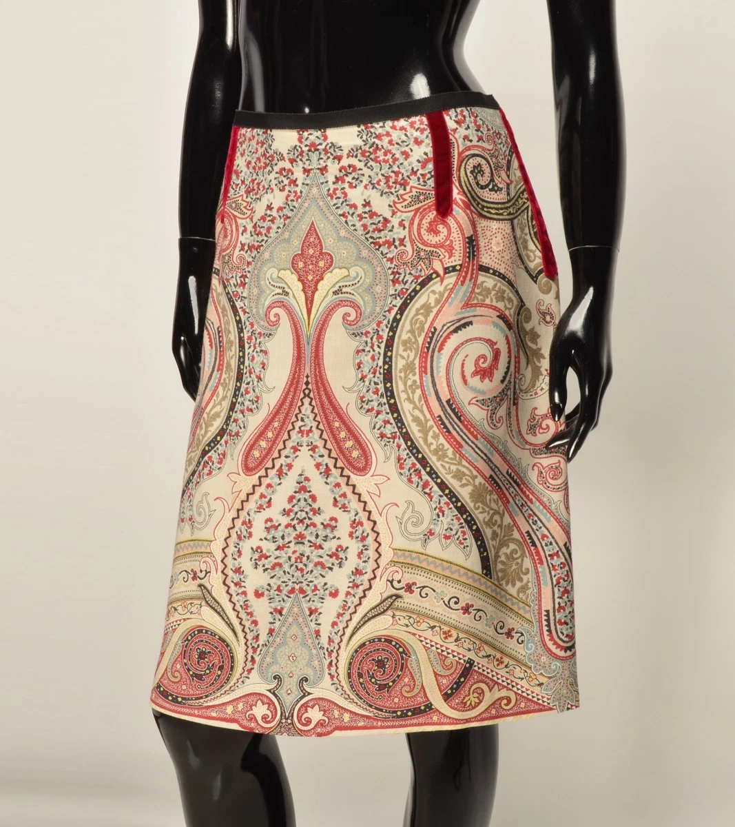 スカート 00s ARCHIVE ETRO Silk 100% Cutwork Skirt スカート 00s ARCHIVE ETRO Silk 100% Cutwork Skirt Etro Multi Silk